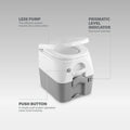 976 Portable Toilet Gray