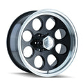 Cast Aluminum Wheels 174 15x8 Machined Lip Black 5 On 127 Bolt Pattern -27 Offset ION Wheels