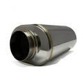 Stainless Bros 3.0in x 17.0in OAL Lightweight Muffler - Polished
