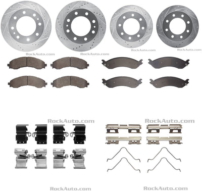 R1 09-21 Infiniti FX50 Rear Right Slotted Black Brake Rotor
