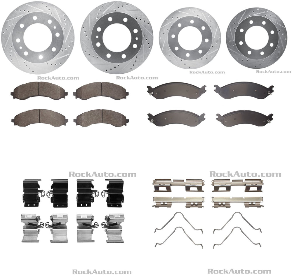 R1 09-21 Infiniti FX50 Rear Right Slotted Black Brake Rotor