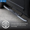 15C F150/17C F250/F350 REG CAB 3.5IN TEXTURED BLACK RIDER BARS