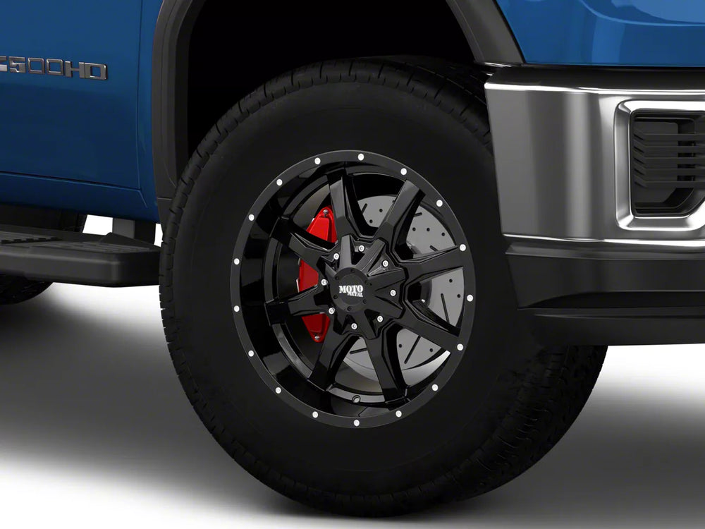MO970 18X9 8X180 G-BLK MILL SPOKE 1