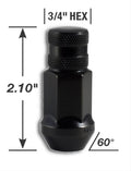 Gorilla FRGD CLSD LUG 3/4in 14-1.50 23 PK BLK