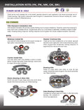 USA Standard Bearing kit for 99- 13 GM 8.25 IFS front 8.25IFS GM 99 UP BEARING SEAL KIT KOYO