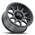 17X9 5-139.7 +01MM SATIN BLACK WITH