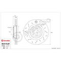 Brembo 15-18 Mercedes-Benz GL 63 AMG 4-Matic Rear TY3 Sport Disc Rotor - 345X26