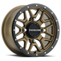 Aluminum Wheels 14x7 Krank Simulated Beadlock UTV A94BZ Satin Bronze 10 Offset 4 on 137 Bolt Pattern Raceline