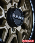 Aluminum Wheels 14x7 Krank Simulated Beadlock UTV A94BZ Satin Bronze 10 Offset 4 on 137 Bolt Pattern Raceline