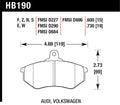 Hawk HP+ Street Brake Pads