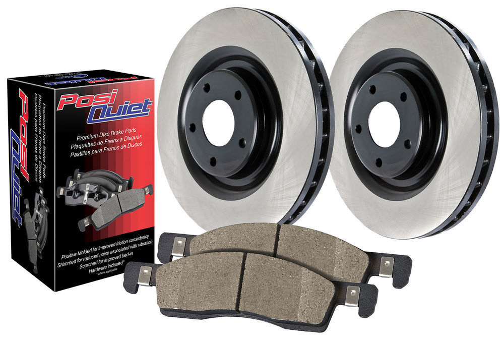 Centric OE Coated Rear Brake Kit (2 Wheel)