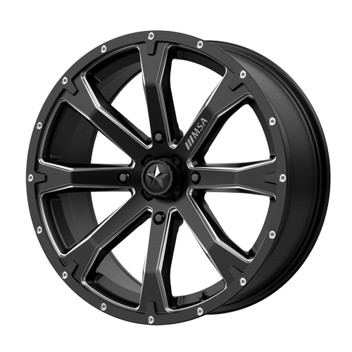 M42 14X7 4X137 S-BLK MILL 10MM