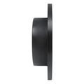 R1 06-18 Dodge Sprinter 2500 Rear Right Drilled & Slotted Black Brake Rotor