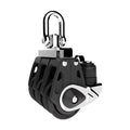 40MM SC BLOCK TRIPLE CAM BK