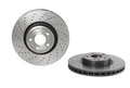 Brembo 15-16 Mercedes-Benz SL400/17-20 SL450/13-20 SL550 Front Premium UV Coated OE Equivalent Rotor
