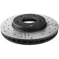 DBA 06-12 Chevrolet Corvette Z06 Front Drilled & Slotted Street Series Rotor