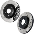 StopTech Power Slot 2003+ Mazda RX8 Slotted CRYO Left Rear Rotor - SPORT SUSPENSION ONLY