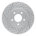 DFC 05-12 Ford Escape Front Left Drilled & Slotted Geoperformance Rotor