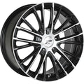 437 18X8 5-110 BLACK