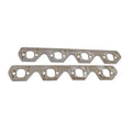 Stainless Works SBF Wide Rectangular Port Header Adapter 304SS Exhaust Flanges 1-7/8in-2in Primaries