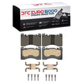 R1 09-15 Toyota Venza Rear Carbon Coated Brake Rotor Set w/Optimum OE Pads and Hardware