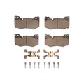 R1 09-15 Toyota Venza Rear Carbon Coated Brake Rotor Set w/Optimum OE Pads and Hardware
