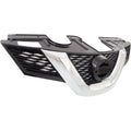 GRILLE ASSY S|SV; W/O PREMIUM PKG; W/O CAMERA HOLE; TO 315; BLACK/CHROME NISSAN ROGUE 1415