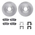 R1 Concepts Brake Rotor- Blank with Optimum Oe Pads Hdw Fits INFINITI I30