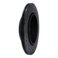 R1 11-16 BMW 535I Rear Right Drilled & Slotted Black Brake Rotor