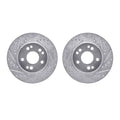 R1 Concepts Brake Rotor- D/S - Silver Fits Mercedes-Benz 260E