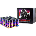 12MM X 1.25BLACK ALUMINUM RACING LUG NUTS SMALL DIA CLAMSELL KIT (20 LUGS & 1 K