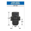 12MM X 1.25BLACK ALUMINUM RACING LUG NUTS SMALL DIA CLAMSELL KIT (20 LUGS & 1 K