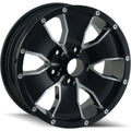 The Wheel Group black auto part