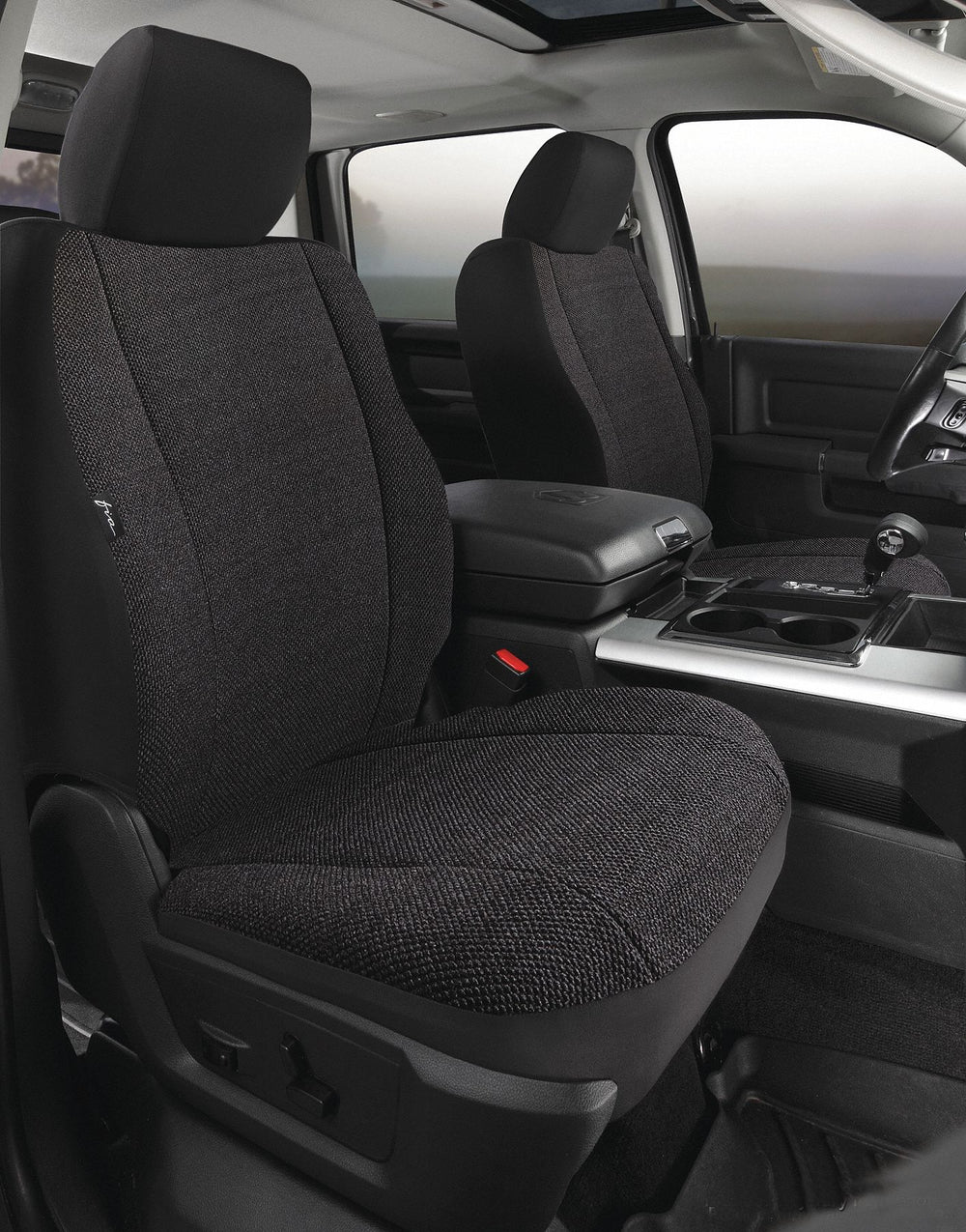 16C TACOMA TRS FRONT BUCKET SEAT COVER BLACK