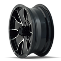 TRAILER WHEELS14 BLACK/MACHINED FACE 15X6 5114.3 0MM 83.82MM