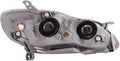 LH HEADLIGHT ASSY; US BLT TY COROLLA 0508