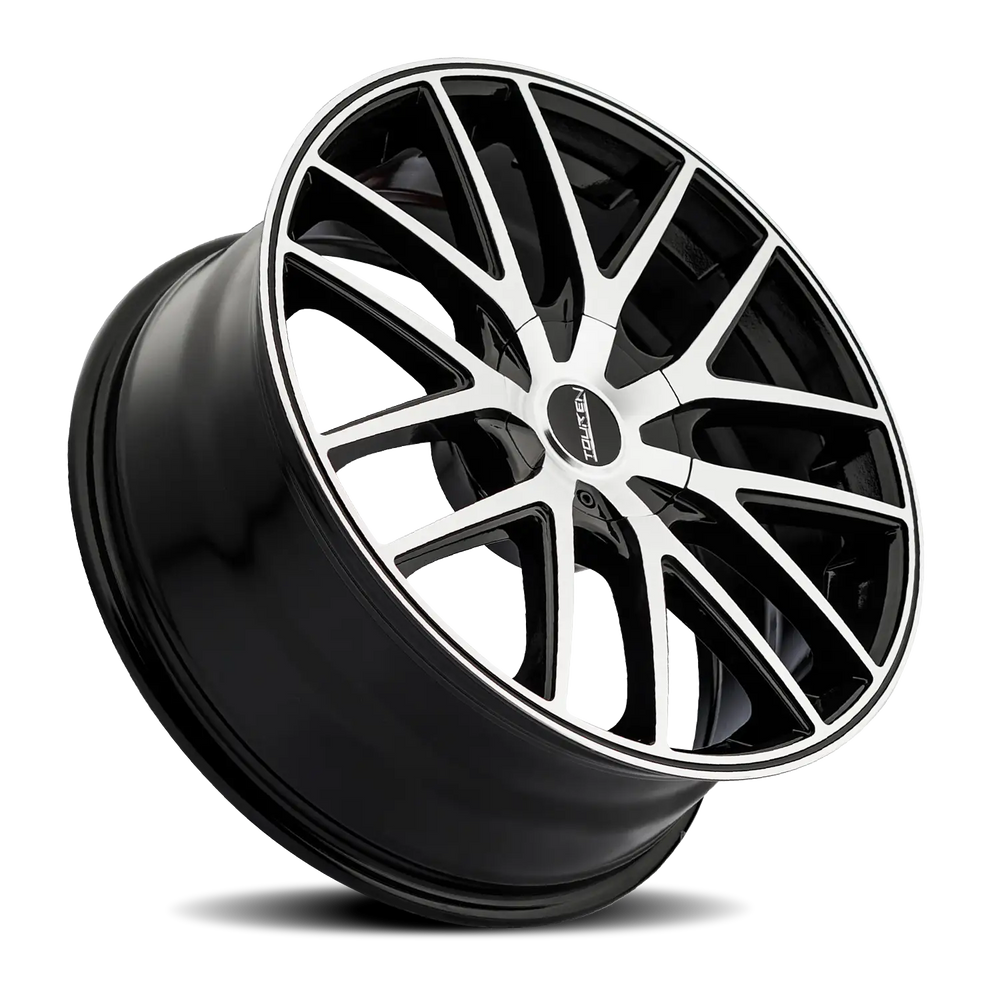 Touren 3260 TR60 19x8.5 / 5x108/114.3 BP / 40mm Offset / 74.1mm Hub Gloss Black Machined Wheel