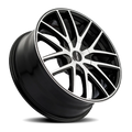 Touren 3260 TR60 19x8.5 / 5x108/114.3 BP / 40mm Offset / 74.1mm Hub Gloss Black Machined Wheel