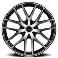 Touren 3260 TR60 19x8.5 / 5x108/114.3 BP / 40mm Offset / 74.1mm Hub Gloss Black Machined Wheel