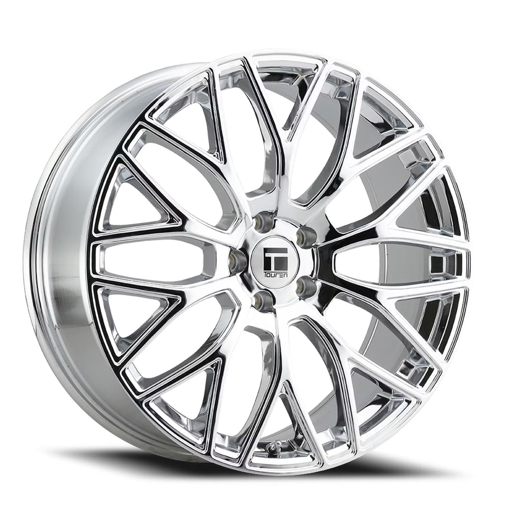Touren 3276 TR76 20x8.5 / 5x120 BP / 35mm Offset / 74.1mm Hub Chrome Wheel