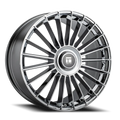 Touren 3291 TR91 20x9 / 6x120 BP / 30mm Offset / 66.9mm Hub Matte Black Brushed w/ Dark Wheel