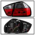 Spyder BMW E90 3-Series 06-08 4Dr LED Tail Lights Red Smoke ALT-YD-BE9006-LED-RS