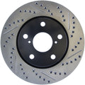 Stoptech auto part installed view