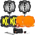 KC HiLiTES 6in. Pro6 Gravity LED Light 20w Single Mount SAE/ECE Driving Beam (Pair Pack System)