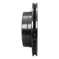 R1 03-05 Chevrolet Silverado 1500 Rear Left Drilled & Slotted Black Brake Rotor