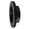 R1 03-05 Chevrolet Silverado 1500 Rear Left Drilled & Slotted Black Brake Rotor