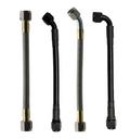 Fragola -8AN Ext Black PTFE Hose Assembly Straight x Straight 96in