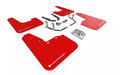 Rally Armor 18-23 Ford Fiesta ST MK8 Red UR Mud Flap w/Black Logo