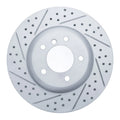 R1 09-16 BMW Z4 Front Left Drilled & Slotted Geoperformance Rotor