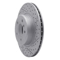 DFC 11-16 BMW 528I Front Right Drilled & Slotted Geoperformance Rotor